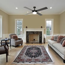 Caprice AC Ceiling Fan with Light Kit